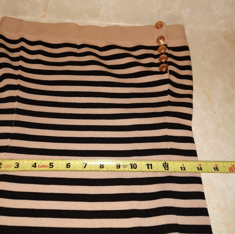 Cider Black and Cream Strapless Dress - Picture 3 of 5